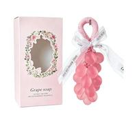 Grape Soap on a Rope, Handmade Grape Cluster Shaped Hand Soap, Aromatic Decorative Fruit Soaps Bar for Washing Hand Bath Home,Practical Gift for Home Decor Enthusiasts and Travel Use