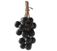 Grape Soap on a Rope, Handmade Grape Cluster Soap Bar, Natural Cold Process Artisan Soaps for Hand Wash, Bath & Shower, Decorative Gift Soaps for Men & Women (1, Black)