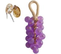 Grape Soap On A Rope, Handmade Grape Cluster Soap for Hand Face, Decorative Soaps Bars,DIY Exquisite Home Decor and Gift Choice for Washing Hands and Fresh Air Men Women (purple)