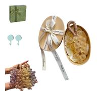 Grape Soap On A Rope, Handmade Grape Cluster Soap for Hand Face, Natural Cold Process Artisan Soaps for Washing Fresh Air, Men and Women (Lavender) (1, Yellow)