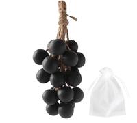 Grape Soap On A Rope,Handmade Grape-Shaped Soap Bar For Face, Body & Hands,Decorative Bath Accessory, Home Decor & Gift For Bathroom Or Kitchen (1, Black20)