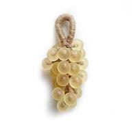 Grape Soap on a Rope - Handmade Grape Soap for Shower & Bath, Gentle Cleansing, Nourishing Plant Oils, Convenient Hanging Cord (1, Yellow)