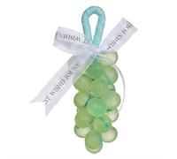 Grape Soap on a Rope, Handmade Grapes Cluster Shaped Soaps, Decorative Soaps Bars, for Washing Hands and Fresh Airs