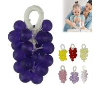 Grape Soap on a Rope, Handmade Grapes Cluster Shaped Soaps, Face & Body Bath Grapes Bunch Soaps for Shower, Hanging for Kitchens or Bathrooms,DIY Home Decor Gift