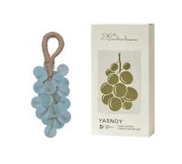 Grape Soap on a Rope Handmade Grapes Cluster Shaped Soaps with Gift Box Natural Artisan (blue) Process Soaps Cold