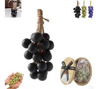 Grape Soap on a Rope,Handmade Grapes-Shaped Soaps,Face & Body Bath Grapes Bunch Soaps,Decorative S-oaps Bars,Handmade DIY Exquisite Home Decor and Gift Choice for Washing Hands and Fresh Air