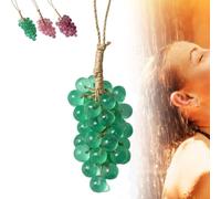 Grape Soap on a Rope,Handmade Grapes-Shaped Soaps,Handmade DIY Exquisite Home Decor for Face,Body Shower & Hands,Decorative Soap Bars,for Washing Hands and Fresh Air Men Women