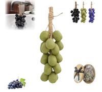 Grape Soap on a Rope,Handmade Grapes-Shaped Soaps,Natural Cold Process Artisan Soaps for Face,Body Shower & Hands,Exquisite Home Decor and Gift Choice,Decorative Soap Bars