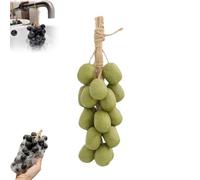 Grape Soap on a Rope,Handmade Natural Grape Bunch Soap,Body Shower & Hands Grapes Shaped Soaps,Decorative Soaps Home Decor Gift for Women Men