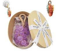 Grape Soap On A Rope, Hang Decorations and Fragrance, Cold-Process Method, Air Freshening, Hand Washing and Bath, Gift Choice for Decoration Soaps Men Women (Purple)