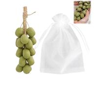 Grape Soap on a Rope, Natural Manual Grape Cluster Soap for Men Women, Decorative Gift For Showers, Baptisms & Home Spa Fresh Air (Green-40Pcs)