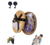 Grape Soap on a Rope - New Upgrades Grapes Fruit Hand Soap, Grapes Soaps for Hands, Face & Body, 20/40 PCS Grape Cluster Soaps on a Rope for Kitchens or Bathrooms Faucet Decorative (20, purple)