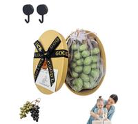 Grape Soap on a Rope - New Upgrades Grapes Fruit Hand Soap, Grapes Soaps for Hands, Face & Body, 20/40 PCS Grape Cluster Soaps on a Rope for Kitchens or Bathrooms Faucet Decorative (40, green)