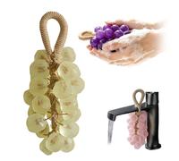 Grape Soap on a Rope, Personalized Original Handmade Crystal Grape Soap 2026 New Unique Decorative Bathsoap Cluster Hand Soap Washing Hands and Fresh Air Scented Gift for Bathroom (Jasmine)