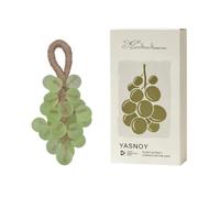 Grape Soap on a Rope with Box - Handmade Grape Cluster Soap For Hand Face,Decorative Bars Décor, Soaps Lasting for Home Frag