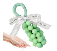 Grape Soap on Rope - Handmade Grape Shaped Decorative Soap Pieces for Hand Washing and Air, Men Women Girlfriend Wife Boyfriend Daughter Father Travel Home Outdoor