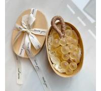 Grape Soap on Rope - Handmade Grape Soap for Shower & Bath, Gentle Cleansing, Nourishing Plant Oils, Convenient Hanging Cord (1, Yellow + Gift Box)