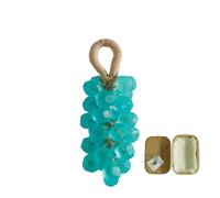 Grape Soap Rope Handmade Grapes Cluster Shaped Soaps, Decorative Soaps Bars,DIY Exquisite Home Decor Gift Washing Hands Fresh Air Men Women i