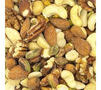Grape Tree Whole Mixed Nuts Kernels (1KG). Natural Nut Mix Containing Almonds, Hazelnuts, Whole Cashews, Brazil Nuts, Walnuts, Pistachios & Pecans. Good Source Of Protein. Perfect For Snacking.