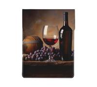 Grape Wine Printed Laptop Sleeve Bag 13-Inch - Leather Laptop Sleeve Case Shockproof Protective Computer Cover Bag