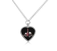 Grape Wine Urn Necklace for Ashes Pet Dog Cat Cremation Jewellery Alloy Memorial Keepsake Pendant