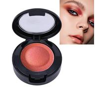 Grapefruit Colour Single Eyeshadow,Single Grapefruit Colour Eyeshadow Shimmery,Glitter Eyeshadow,Grapefruit Colour Eye Shadow Powder,Waterproof and Long-Lasting Eyeshadow,Halloween Matte Eye Shadow