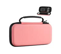 (Grapefruit Red) MoKo Carry Case for Nintendo Switch and New Switch OLED Console,Hard Shell Portable Travel Carry Case w/10 Game Card Slots