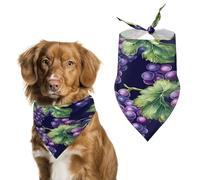 Grapes Dog Bandanas Thanksgiving Halloween Christmas Pet Supplies Accessories Adjustable Pets Triangle Scarf