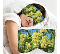 Grapes Fruit Vine Grapevine Winegrowing, Sleep Mask for Home Travel, Full Eye Covers Light Blocking Eye Mask Sleep Eye and Ear Muffs