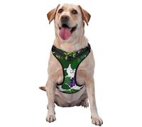 Grapes Pattern,Pet Harness,Adjustable Reflective Dog Harness,Pet Leash Vest,M