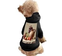 Grapes Peaches Lightweight Dog Hoodie Soft Pullover Sweatshirt Warm Pet Clothes for Small Medium Large Dogs Cats