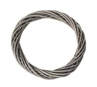 Grapevine Wreath Frame for Crafts Natural Rattan Base Form Farmhouse Garland Making Supplies for Spring Summer Fall Winter Christmas Wreaths Decorations for Front Door (Grey, 16 inch / 40cm)