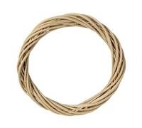 Grapevine Wreath Frame for Crafts Natural Rattan Base Form Farmhouse Garland Making Supplies for Spring Summer Fall Winter Christmas Wreaths Decorations for Front Door (Khaki, 10 inch / 25cm)
