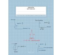 Graph Notebook - 7.5x9.25 in - 100 pages: Blue Math & Geometry Cover | Pages with Grey Square lines | Grid of ¼ Inch for Geometry, Trigonometry, ... and Personal Use. (19,05x23,49 cm)