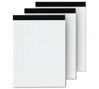 Graph Paper A4 Pad, 3 Pack Squared Paper Grid Notebook, Quad Ruled 4x4