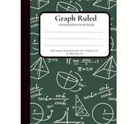 Graph Paper Composition Notebook: 4 Squares Per Inch Graph Ruled Notebook, 8.5 x 11 Inches: Quad Ruled Grid Paper Notebook for Math, Notes, Graphing, Drawing, School and Office Use