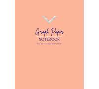 Graph Paper Composition Notebook: Graph Paper Notebook 8.5 x 11 - Quad Ruled Grid for Math, Engineering & STEM Students (110 Pages Large) Peach Color