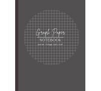 Graph Paper Composition Notebook: Graph Paper Notebook 8.5 x 11 - Quad Ruled Grid for Math, Engineering & STEM Students (110 Pages Large ) Charcoal Color