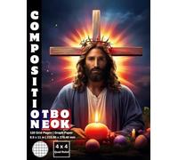 Graph Paper Composition Notebook Quad Ruled 4x4: 120 White Paper Grid Pages Gray 5 Squares per Inch 60 Sheets for School College Student Teacher Class ... Size 8.5”x11” Easter Jesus Holy Eggs Rood.