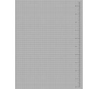 GRAPH PAPER & MEASUREMENT NOTEBOOK: Grid Paper With Rulers on the Cover and Pages, Index With Date Title and Page Numbers, Large Size for Work School and Home