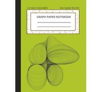 Graph Paper Notebook 1/2 Inch Squares: Composition Notebook, 2 Squares Per Inch, Quad Ruled 2x2 - Grid Paper for Math and Science Students [8.5 x 11 Inch - 100 Pages]