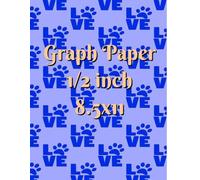 Graph Paper Notebook: 100+ Pages of 1/2 Inch Quad Ruled Grid Paper for Math, Engineering, Sketching & Notes - 8.5 x 11 Inches"