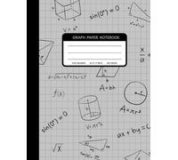 Graph Paper Notebook: 1cm Squared Metric Grid Notebook for Arithmetic & Graphing | 100 Pages
