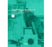Graph Paper Notebook: 200 Color Pages | 5x5 mm Grid - Green Cover