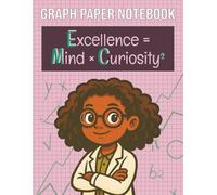 Graph Paper Notebook: 4x4 Quad Ruled | 8.5 x 11 inch | Grid composition notebook for STEM, Math, Science, & Creative Thinking