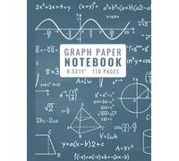 Graph Paper Notebook 8.5 x 11: 4x4 Quad Ruled Notebook for School & College - 110 Pages + 2 Bonus Reference Pages Included!