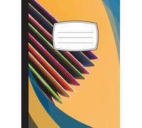 Graph Paper Notebook - 8.5"x11", 5mm Grid, 100 Pages, White Paper, No Margins, Pastel Orange Cover, For School, College, Office, Drawing & Math