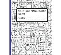 Graph Paper Notebook 8,5X11: Grid Composition Notebook for Math and Science Students, College Graph Paper, For Elementary School,Quad Ruled , 100 pages