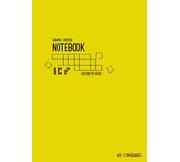 Graph Paper Notebook A4 1 cm Squares: Yellow, Large, Smart Design, Centimeter Grids, Numbered Pages, Composition Book Quad Ruled for Math / Handwriting Workbook for Kids (Graph Journals)