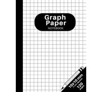 Graph Paper Notebook: A4 10mm Squared Paper Pad for Maths Science with 10x10 Grid (1 cm squares), 120 Pages for Students, School, University - Algebra, Geometry, Graphing, Lab and more 8.5 x 11